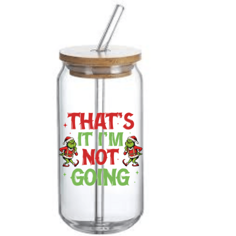 Glass Can Tumbler (That's it i'm not going)