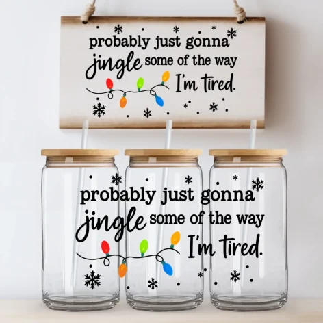 Glass Can Tumblers Christmas 9