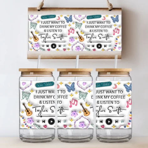 Glass Can Tumblers Swiftie 02